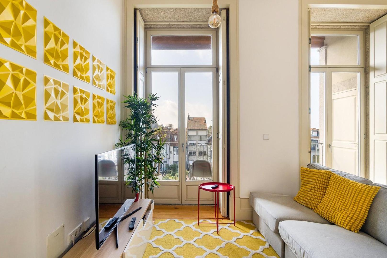 Guestready - Urban Oasis With Private Balcony Apartment Porto Luaran gambar